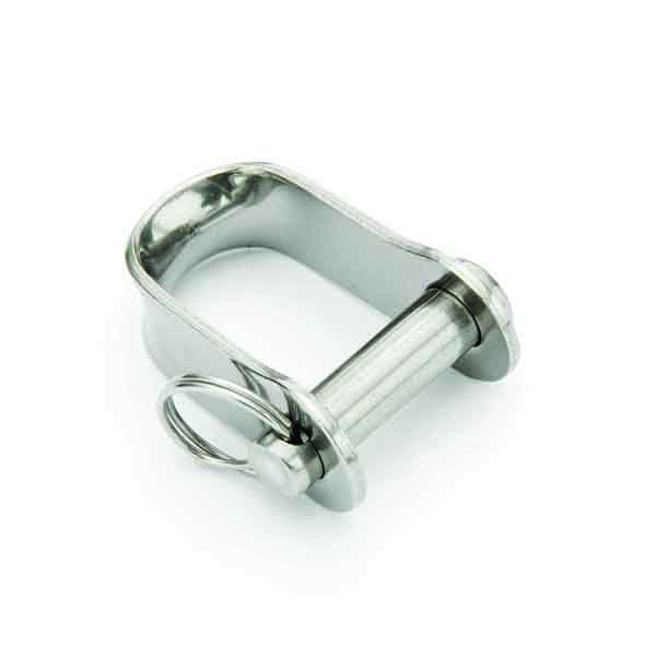 Imagen de Grillete Inoxidable Plano con Perno y Chaveta 6.5mm