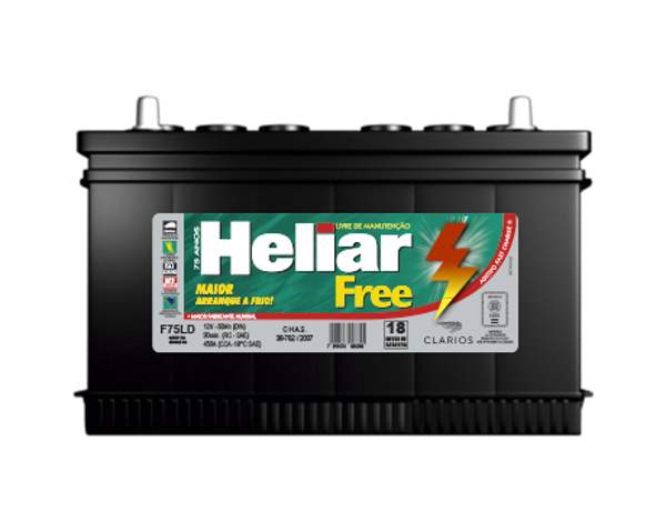 Imagen de Batería Heliar Free 75A