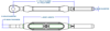 Imagen de Tensor completo Toggle y T para cable de 10mm
