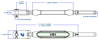 Imagen de Tensor toggle con perno T, Espárrago para cable de 4mm