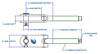 Imagen de Terminal Roscado con Toggle cable de 10mm