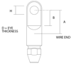 Imagen de Norseman para cable de 8mm