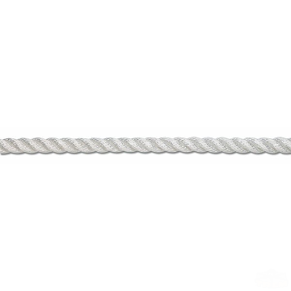 Imagen de Cabo amarra nylon torneado blanco 18mm