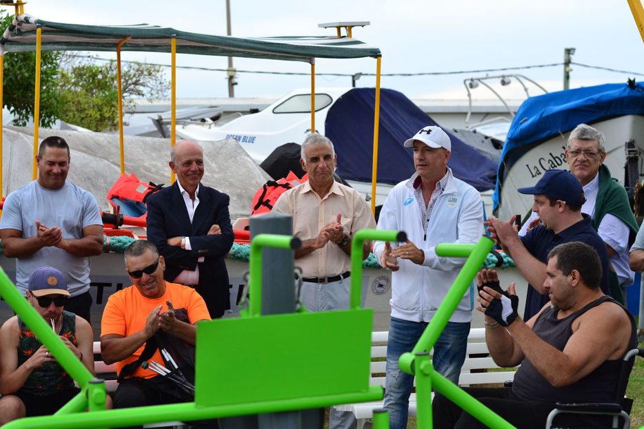 Inauguración juegos inclusivos en Club La Estacada