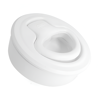 Imagen de Manija redonda de PVC blanca para payoles