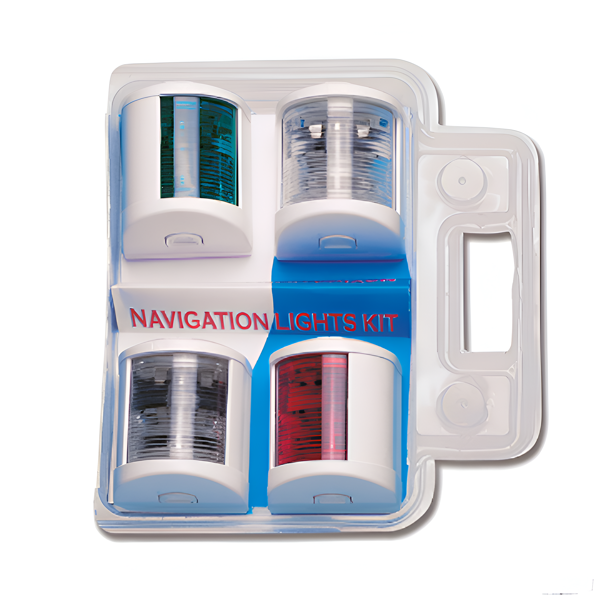 Imagen de Kit 4 Luces de Navegación caja blanca hasta 12m