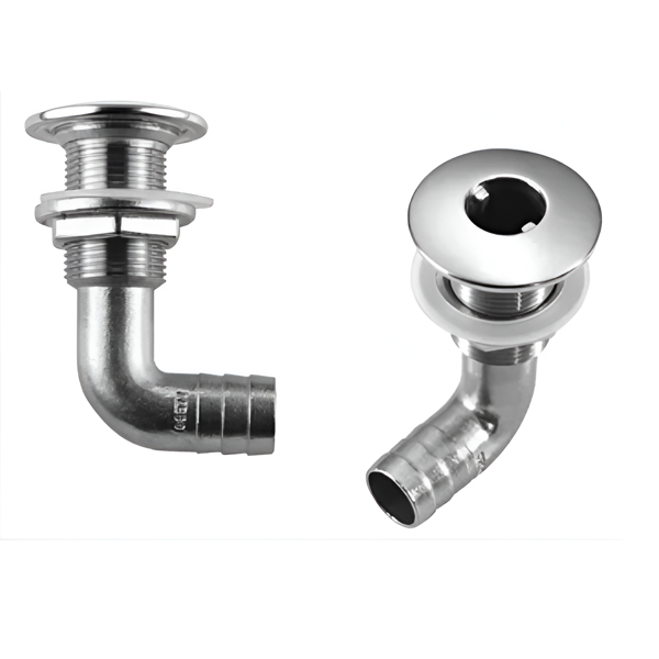 Imagen de Conector Hull Atwood pasacasco acero inoxidable