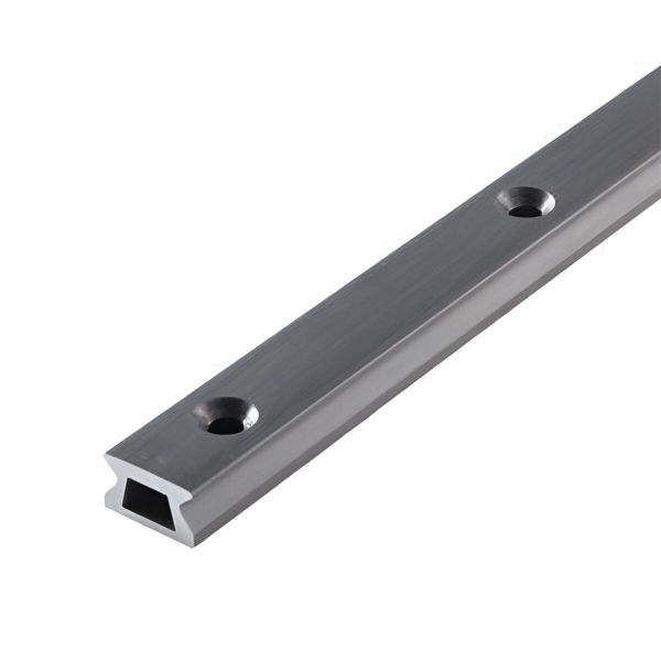 Imagen de Riel aluminio para carro con rodamientos 22 mm, largo 2 metros