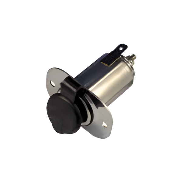 Imagen de Toma encendedor 12v acero inoxidable