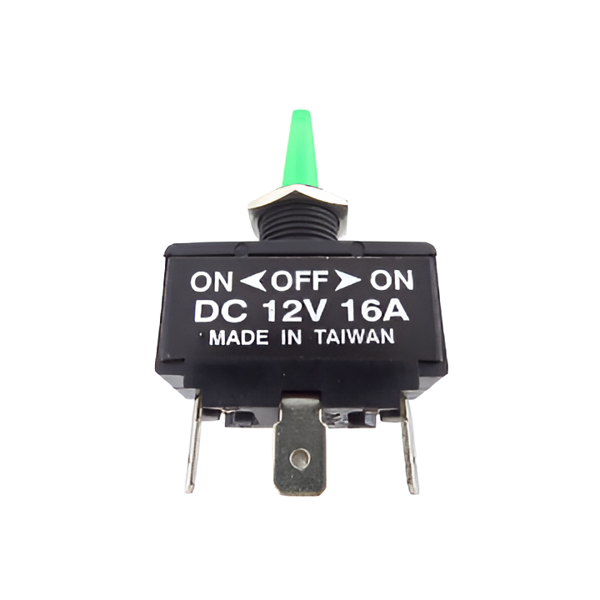 Imagen de Pulsador ON-OFF-ON 4 polos 12V-16A