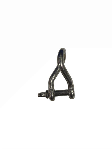 Imagen de Grillete inoxidable torcido 5mm