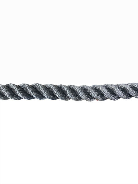 Imagen de Cabo amarra nylon torneado gris 24mm