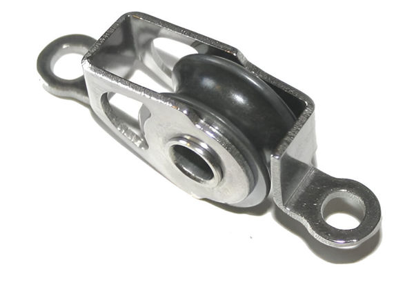 Imagen de Cajera simple inoxidable roldana de aluminio