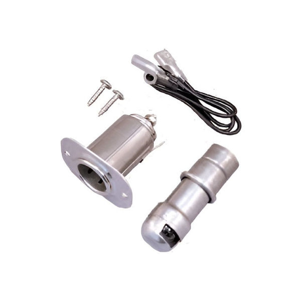 Imagen de Toma encendedor hembra y macho acero inoxidable