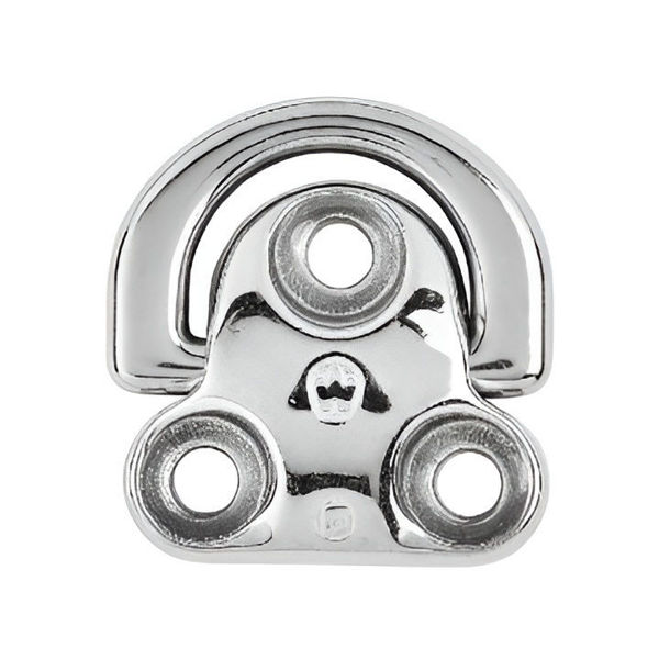 Imagen de Punto fijo de cubierta 3 tornillos 6mm acero inoxidable Wichard