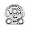 Imagen de Punto fijo de cubierta 3 tornillos 8 mm acero inoxidable Wichard