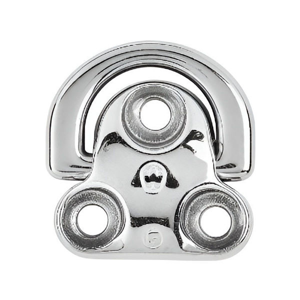 Imagen de Punto fijo de cubierta 3 tornillos 8 mm acero inoxidable Wichard