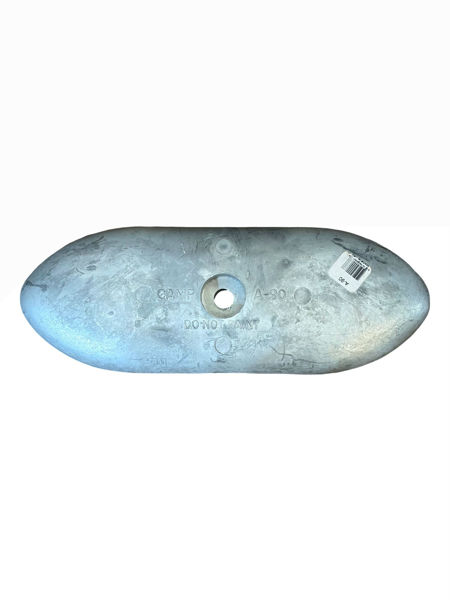 Imagen de Lingote de zinc puntas redondeadas 9.225*3.785